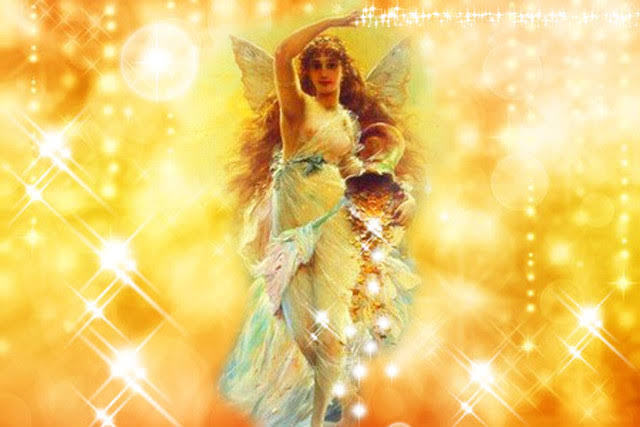 幸運と繁栄の女神 アバンダンティアの光石】金運 開運 縁結び 霊石-