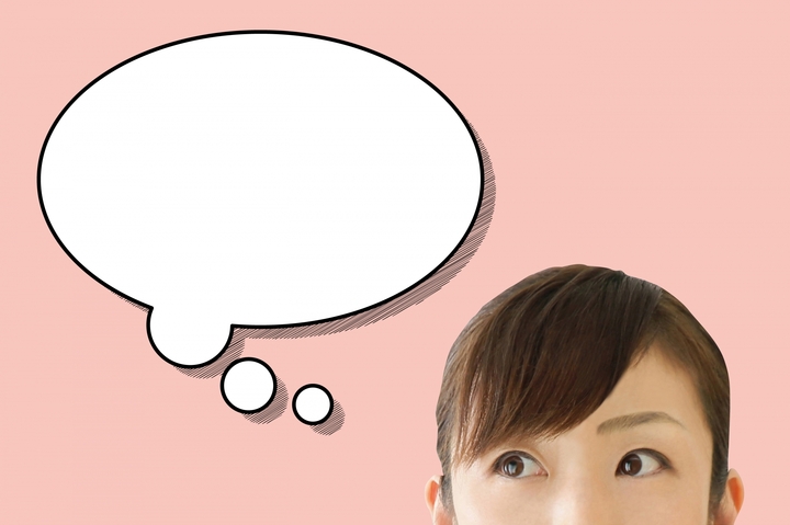 吹き出し女性