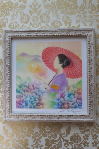 紫陽花パステル画８号 紫陽花パステル画8号 紫陽花パステル画8号 紫陽花パステル画8号 紫陽花